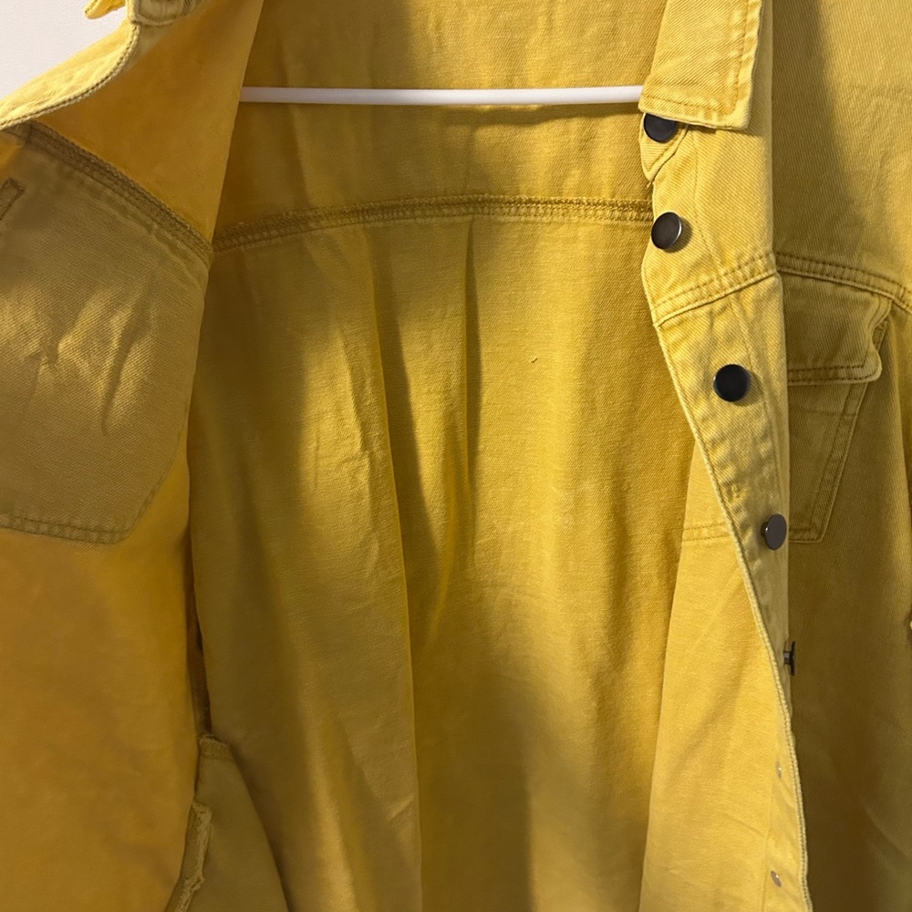 Yellow Denim Jacket - Picture 4 of 4